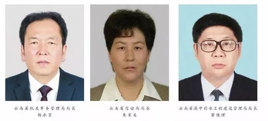 云南省政府廳級機構主要領導名單